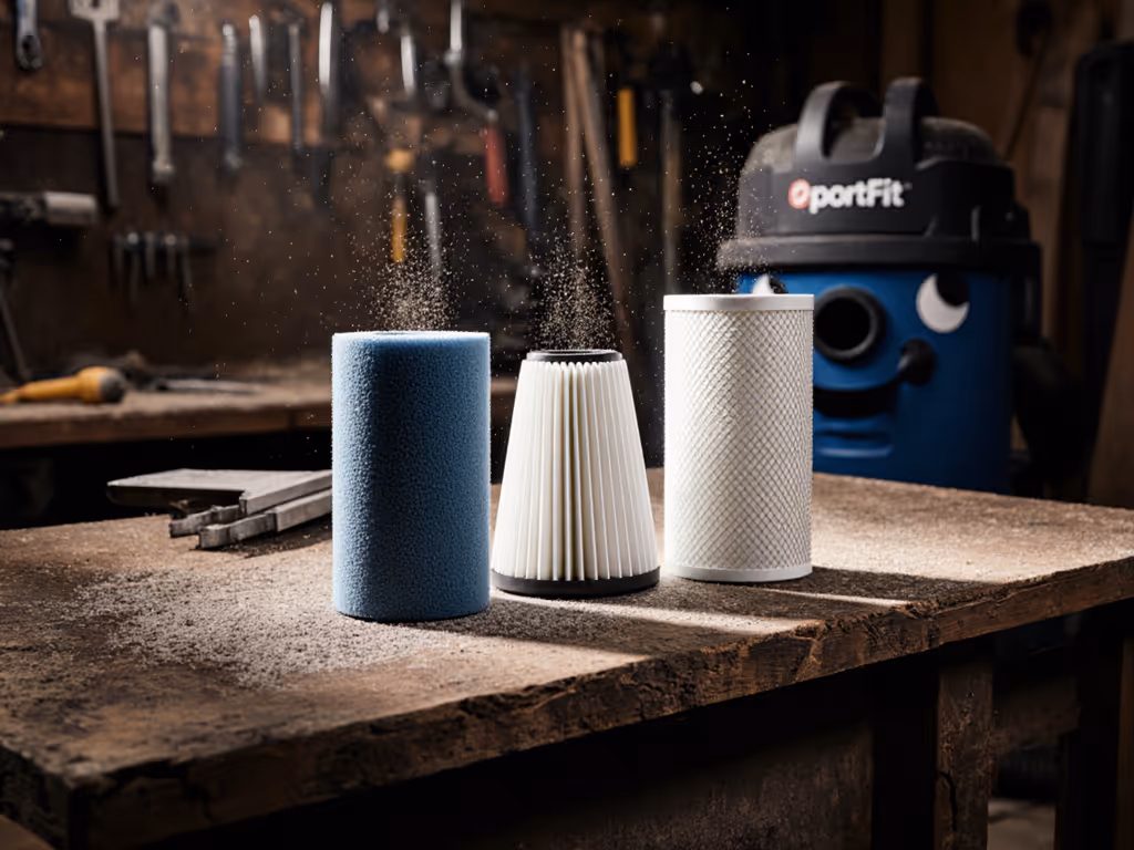 Shop Vac Filter Comparison: Foam vs Paper vs HEPA for Dust Control