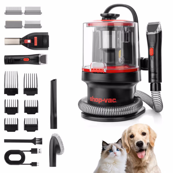 Shop-Vac 4-in-1 Pet Grooming & Vacuum